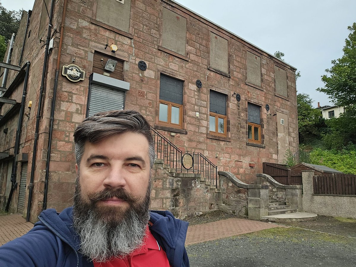 MasonicMap's tweet photo. In bonny Scotland this weekend visiting friends so took the chance to check out Alva Masonic Hall. #freemasons #MasonicMap #ScotlandFreemasons https://t.co/CBQQ2r4Kam