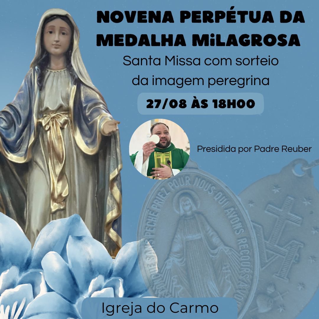PadreReuber's tweet photo. Missa da Medalha - na Igreja do Carmo! https://t.co/Syeub7dZ5D