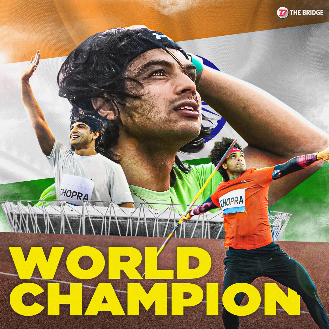 the_bridge_in's tweet image. #NeerajChopra has completed Javelin! 🔥🇮🇳🙌

Louder for those at the back...

#Budapest2023 | #WorldAthleticsChamps