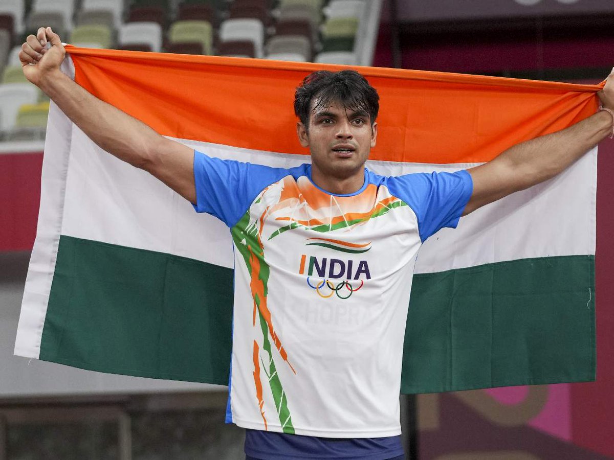 KadiyaParthesh's tweet image. Its a #GOLD for #NeerajChopra 🇮🇳🇮🇳🇮🇳🇮🇳