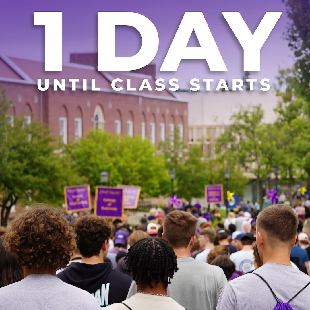 Just one more day until classes kick off, Saxons! #alfredu #alfreduniversity #college #collegelife