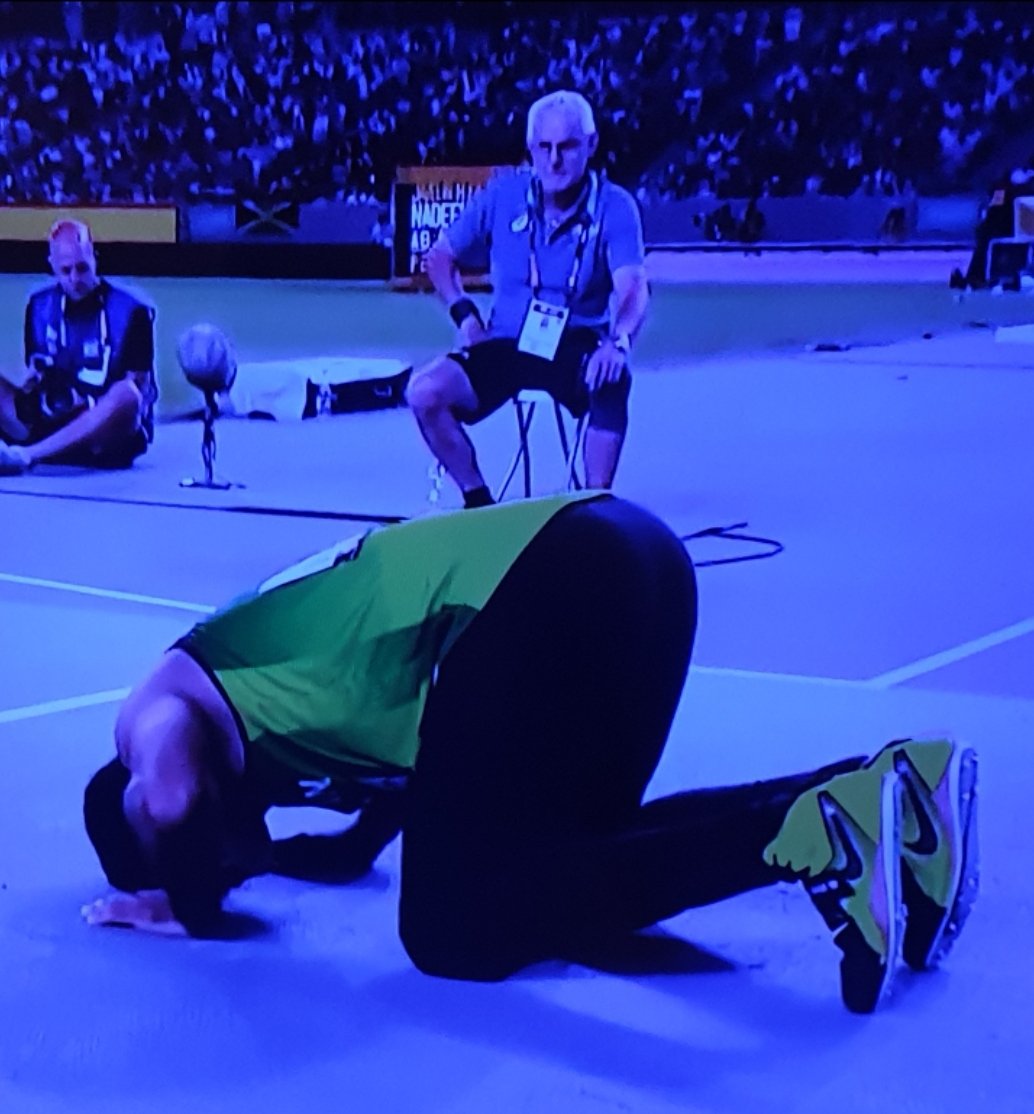 Brilliant from Arshad Nadeem. He claims Pakistan's first ever medal at the World Athletics Championships. A silver medal in the javelin with a throw of 87.82m #WorldAthleticsChampionships