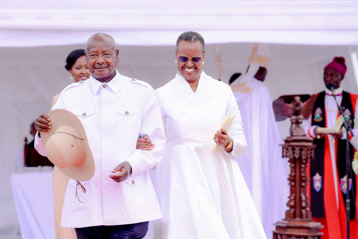 JanetMuseveni's tweet photo. Yesterday, the celebration of our 50th wedding anniversary, was a gift from God our Father. Without His goodness, our story wouldn't exist.

As Mzee @KagutaMuseveni and I marked our golden jubilee, my heart swelled with gratitude to God for guiding my family to the right place: Ntungamo District. This is where my husband and I trace our roots, the backdrop for my childhood dreams, and the birthplace of my love for our homeland. At seventy-five, commemorating our marital milestone, no other place in Uganda could resonate more profoundly with me.

In these challenging times, the celebration of family has taken on paramount importance. It's heartening to see so many around the world continuing to praise Him for creating the human family, the foundation from which He has blessed humanity to thrive.

I believe many would agree that at seventy-five, and with Yoweri at seventy-eight, we stand as a testament to God's grace. Having reached the fifty-year mark in our marital journey, it's evident our enduring bond is a reflection of God's work. As we've matured together, we've come to rely more on each other, and most importantly, on Him.

Ebenezer! Truly, the Lord has brought us this far.
