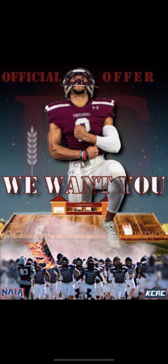 GavinKiser2's tweet photo. After a great conversation and visit with @Threshers_FB I am blessed and excited to receive my first offer! Thank you @CoachSchultzBC @CoachStokesBC @CoachFilbeck @CoachRaine @6starfootballKS #RollOn https://t.co/8DHW7RXXPm
