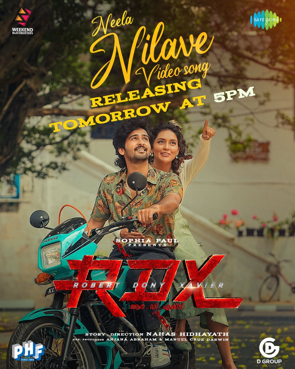 The Much Awaited #NeelaNilave Video Song from #RDX Releasing on 28th Aug at 5 PM ! A @SamCSmusic Musical ! 🎙️@KapilKapilan_ 📝#ManuManjith