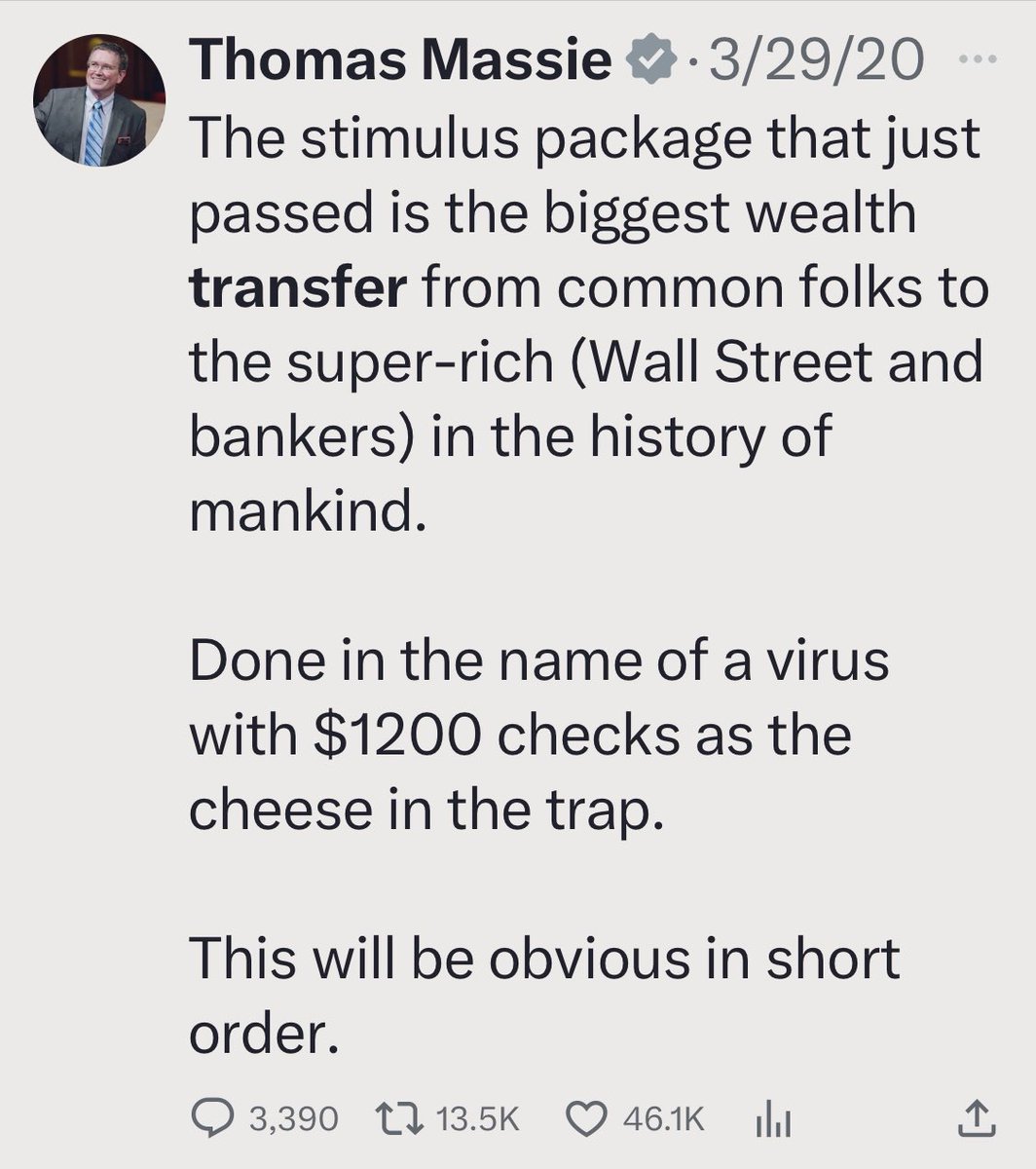 If you think Trump’s CARES Act was a necessary and compassionate response to COVID, you’re not going to be able to vote your way out of this mess. It was the “bill of sale” for the whole scam that followed. That might have been hard to see at the time, but it’s obvious now.