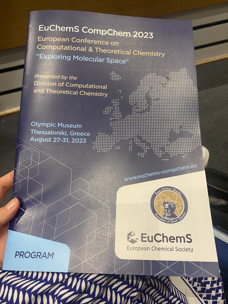 Excited for one of the last international conferences of my PhD journey: #EuChemSCompChem @EuChemS together with my colleagues @SeverinPolonius and Štěpán Sršeň. 🇬🇷 ☀️