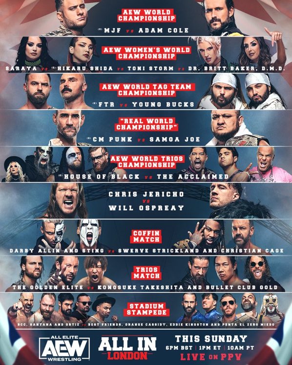 DreamMatchPod's tweet photo. Happy #AEWAllIn Day! https://t.co/hpvJaBCx0u