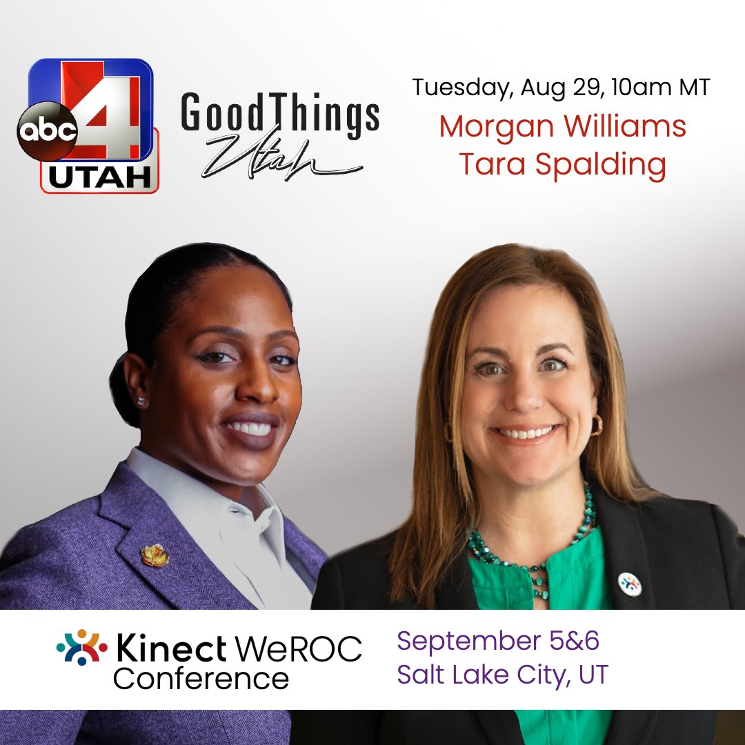 All UT women businesses come to WeROC conference on Sept 5&amp;6

WeROC = Women Entrepreneurs Realizing Opportunities for Capital

THX  @goodthingsutah to encourage women to pursue capital for business growth. 

ABC4.COM/GTU at 9am 8/29. 

Promo code ABC4WEROC for 20% off