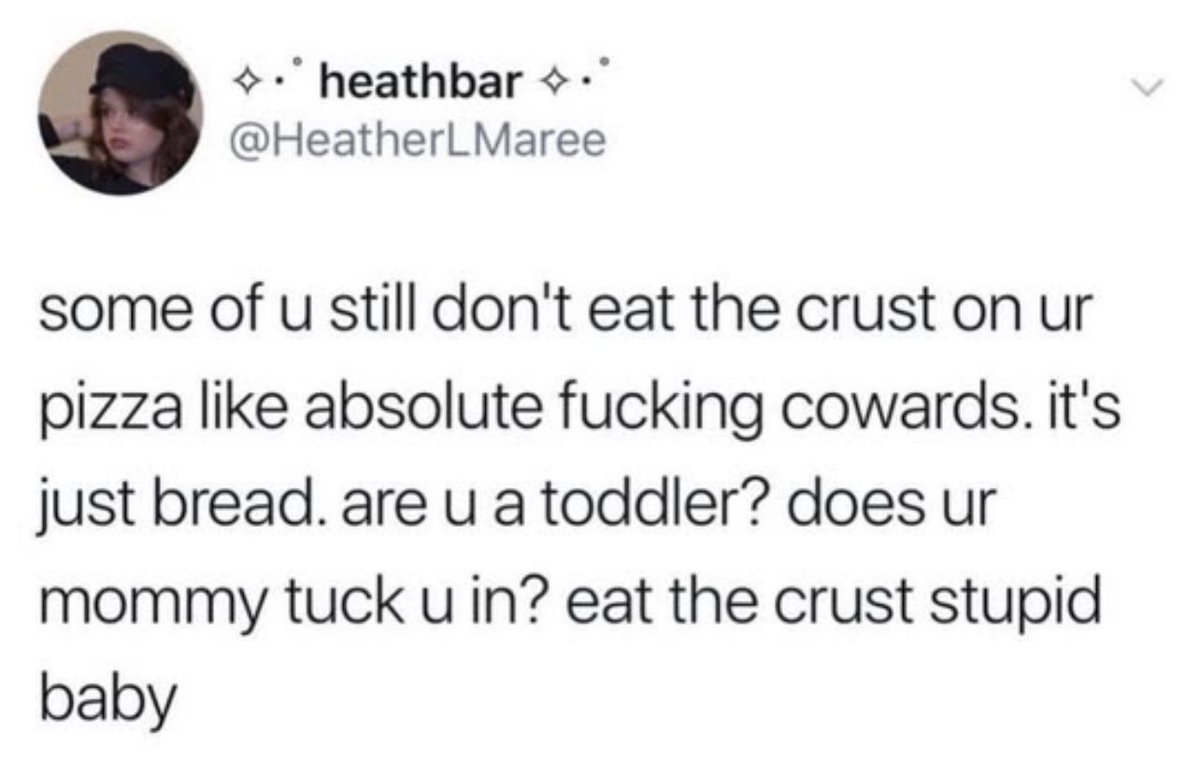 InternetH0F's tweet photo. IT SAVES ROOM FOR MORE PIZZA THOUGH https://t.co/0Z82OozXSo