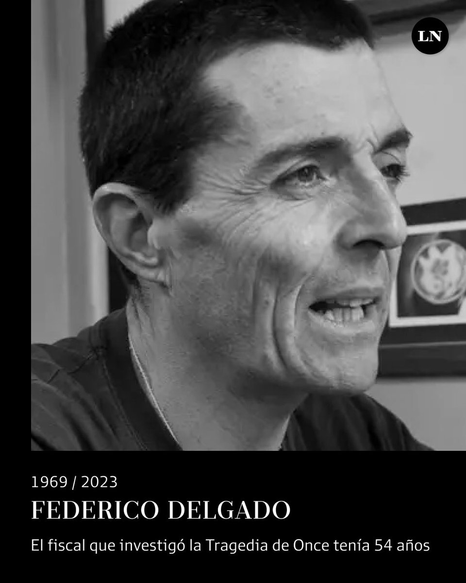 gracielita_g's tweet photo. Murió el Fiscal Federico Delgado, creo que fue uno de los pocos que no se dejó apretar por la condenada y secuaces… QEPD https://t.co/CUKWVnjjma