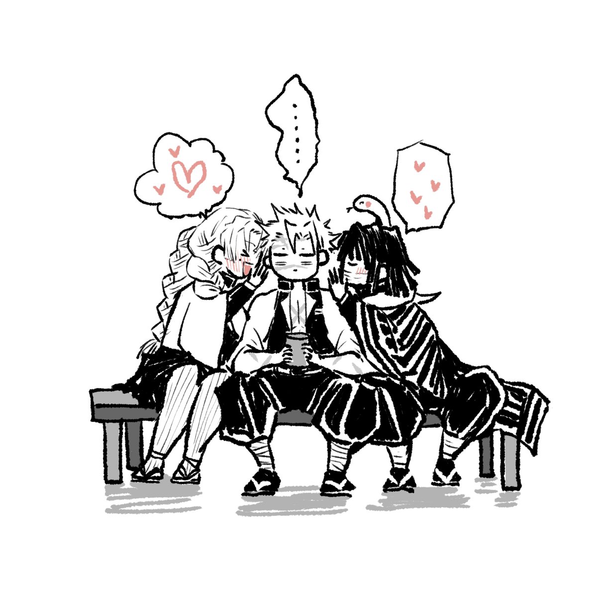 なぜか🐍🍡の会話を中継することになった🍃