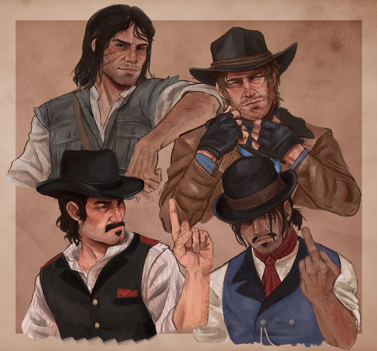 Some Van Der Linde Boahs #RDR2 #RedDeadRedemption