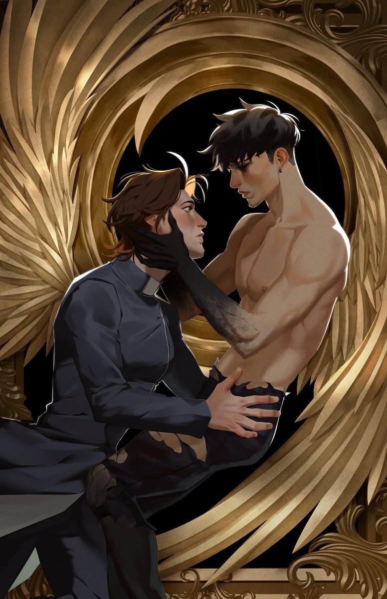 ITS MY BIRTHDAY! it would be a really cool gift if you could share my work and read my webcomic about sexy tattooed priests who fight demons!!!