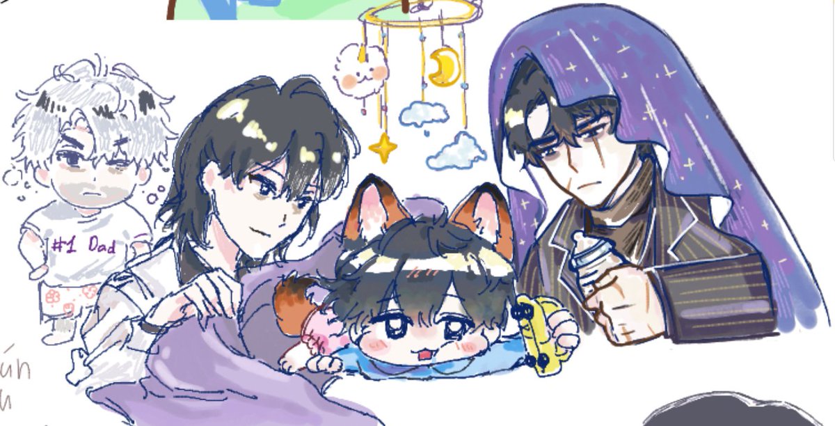 「Drawing with friends. I drew SP =)))))))」|₊⋆✦Obily✦₊⋆のイラスト