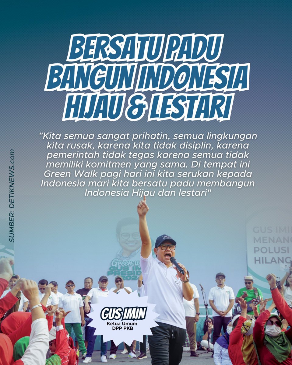 stwidodo3's tweet photo. Gus Imin Pemimpin Visioner, Komunikatif, Berwawasan dan Peduli Lingkungan.

#PKBHijaukanIndonesia
#GusIminPKBsatu

@cakimiNOW
@DPP_PKB
@EmHasanuddin https://t.co/ULeLknzFph