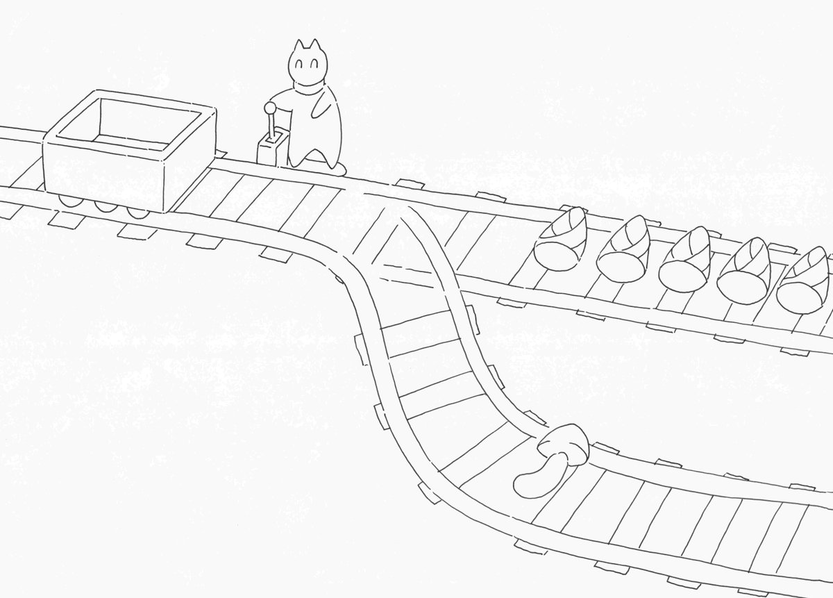 「トロッコ問題」を含むTwitter漫画(新着順))