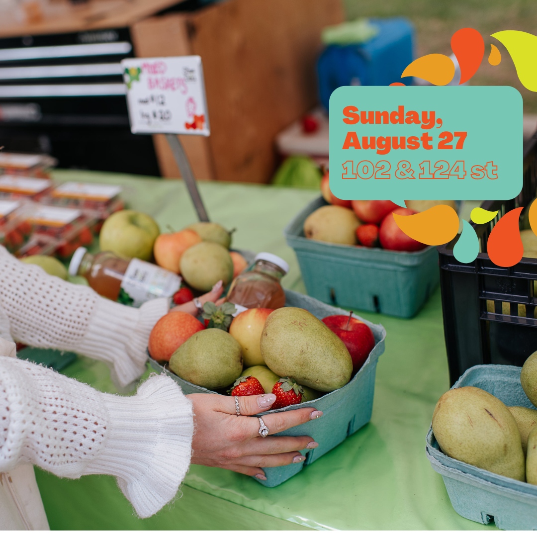 It's a fresh new market day! That means it's time for some fresh new produce! Come get some at our 102 ave location today from 11 AM to 3 PM! 🥦🥕🌽🥔

#124grandmarket #yegfarmersmarket #shop124street #shoplocalyeg #yeg #dogfriendlyyeg #yegmaker #yegliving #yegfood