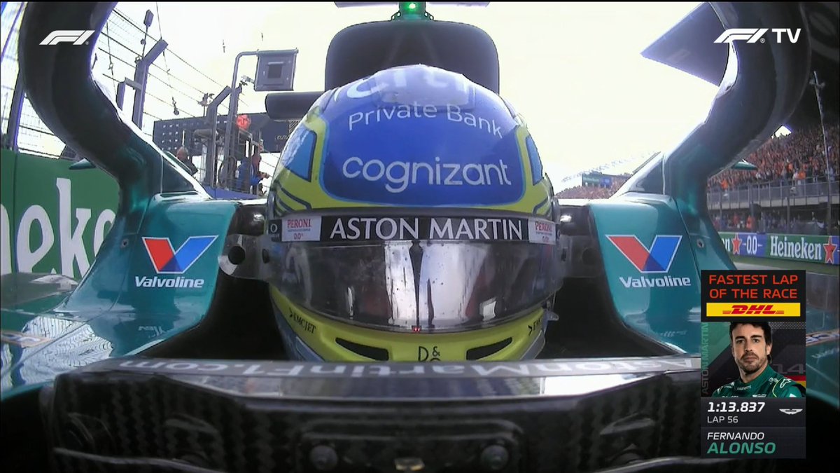 ✅ De 5º a 2º.

✅ Vuelta rápida.

✅ Piloto del día.

Don Fernando Alonso