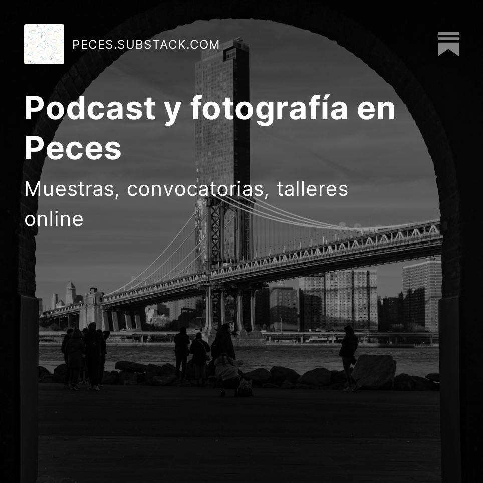 Podcast y fotografía en Peces 😎

*1ra muestra de podcasts de la Comunidad de Oyentes
**Convocatoria: Cuéntanos qué podcast te conquistó
**Taller online de edición y revelado fotográfico

Descubre más en "El cardumen", nuestra nius sobre narrativas digitales: