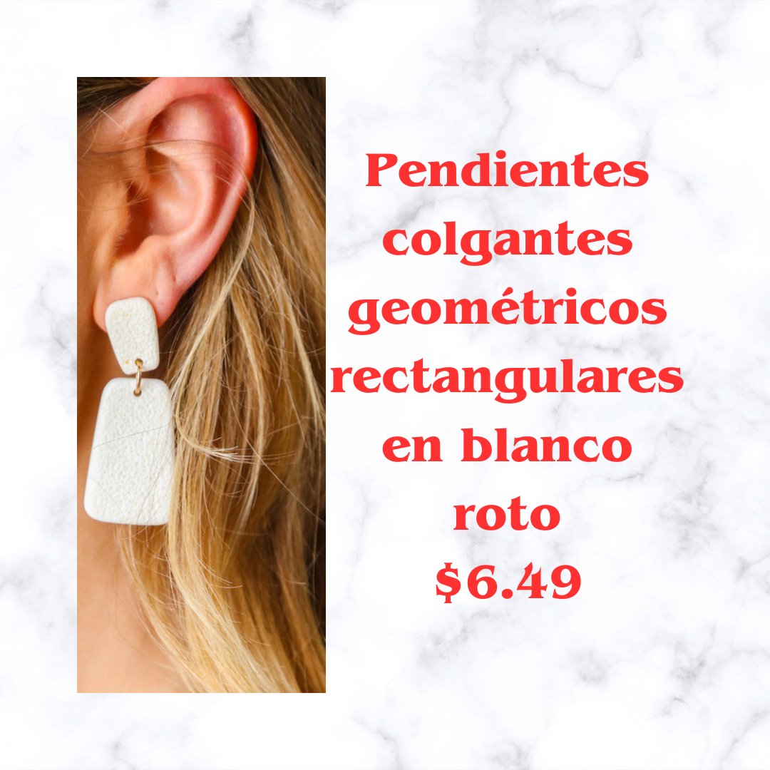msbc90's tweet image. Si estás #buscando #captar #miradas o #complementar de una manera #única, no busques más que este par de #pendientes #colgantes #rectangulares #geométricos de resina. Una opción #imprescindible para cualquier #ocasión.
shopcrownedboutique.myshopify.com/msbd90