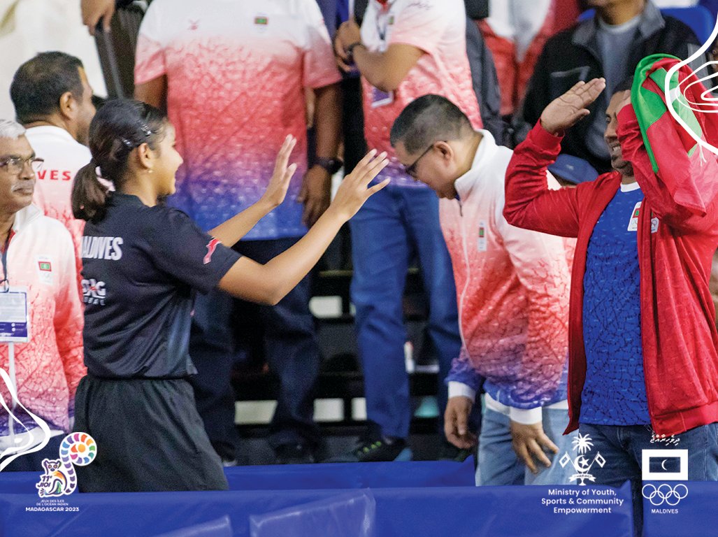 Game Day 2 Match Highlights - Table Tennis Women's Team Event FINAL
Maldives vs Mauritius
@MoYSCEmv 
📸 MOC Media / Suadh Abdul Sattar / Ismail Thoriq / Raaif Yoosuf