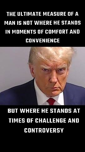 You can't keep a good man down!