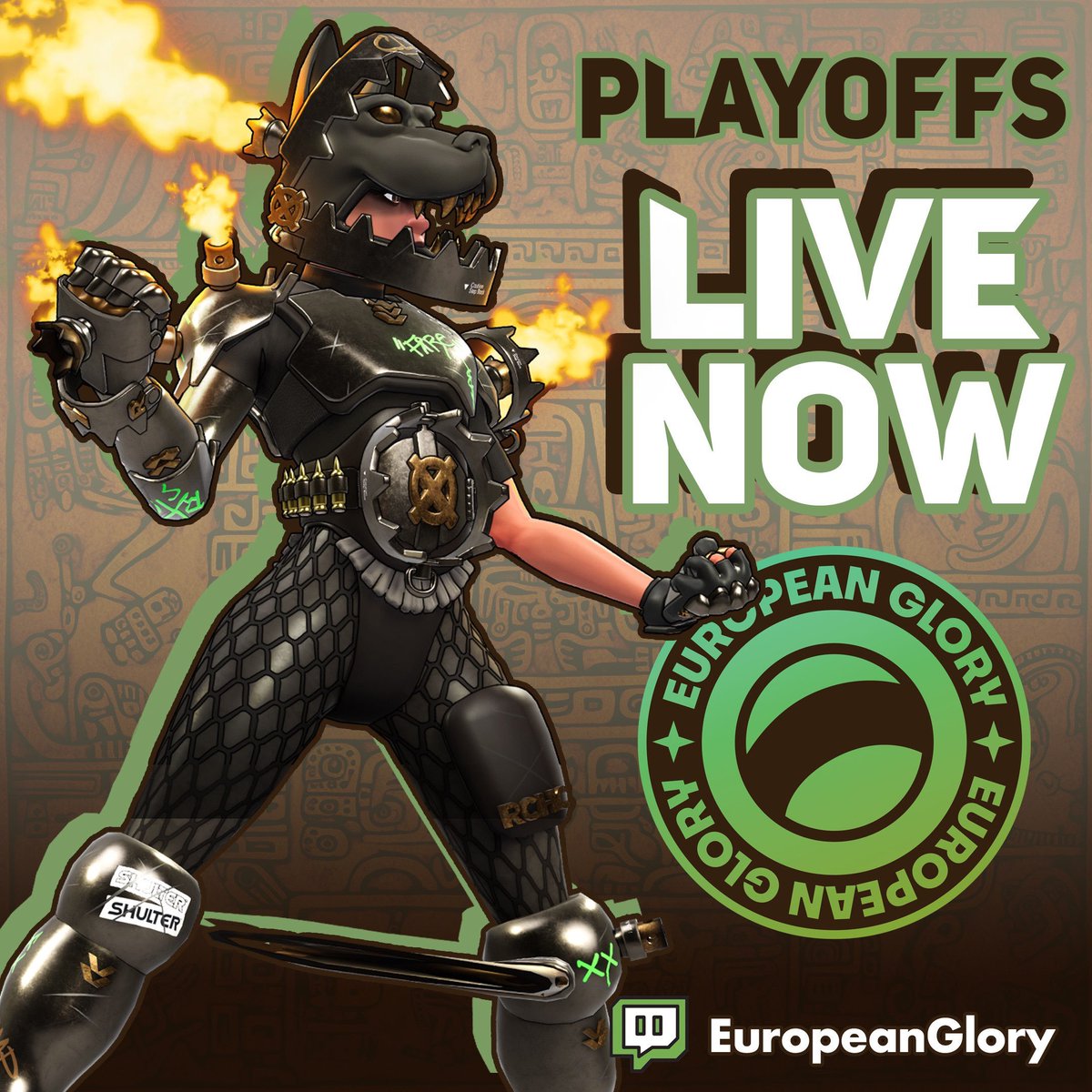 The <a href="/RollerChampions/">Roller Champions</a> #ContinentalClash Playoffs begin now!

📺twitch.tv/europeanglory