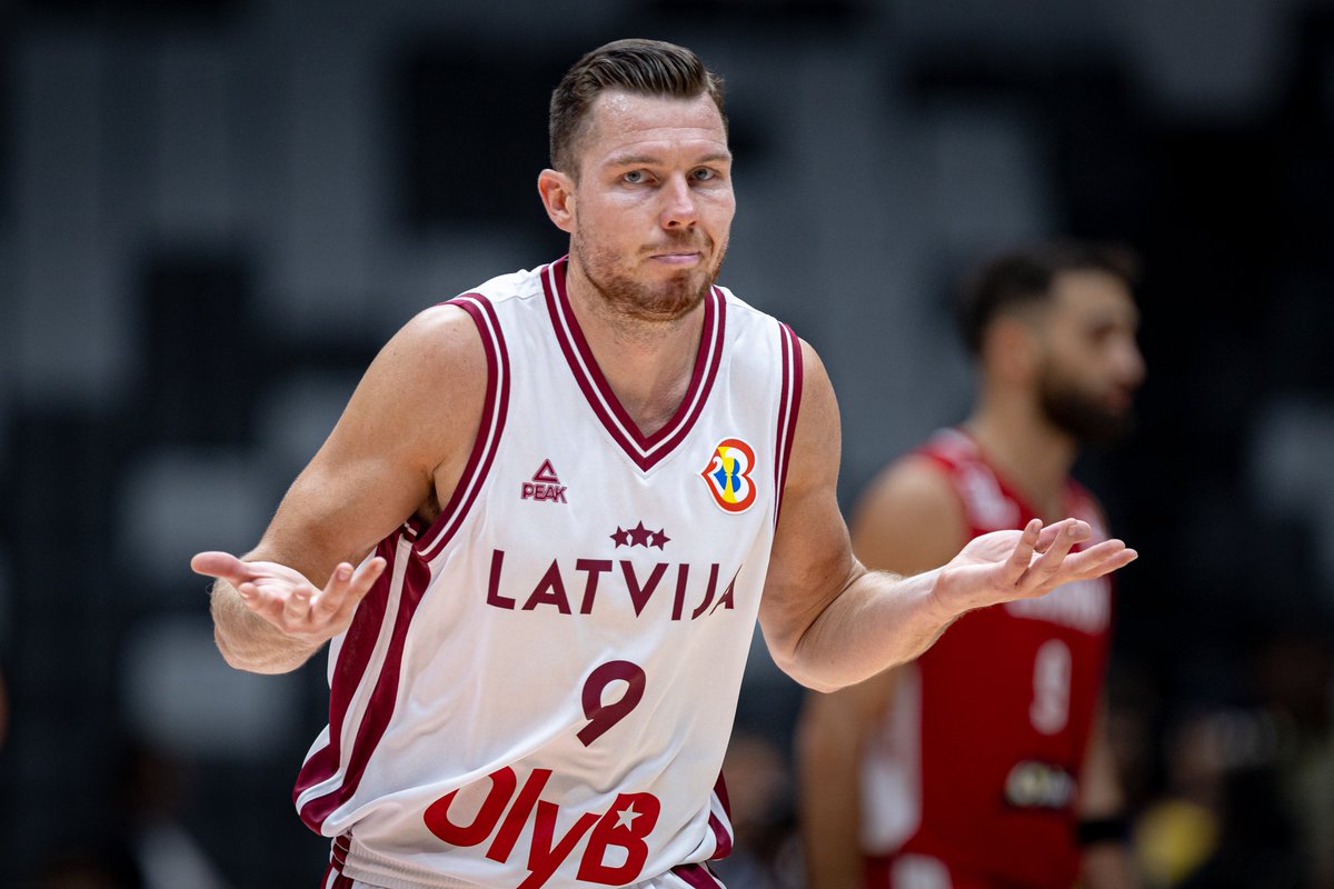 𝗘𝘃𝗲𝗿𝘆𝗼𝗻𝗲: "It's the Group of Death, Latvia have no chance."
𝗟𝗮𝘁𝘃𝗶𝗮:

#FIBAWC x #WinForLatvia