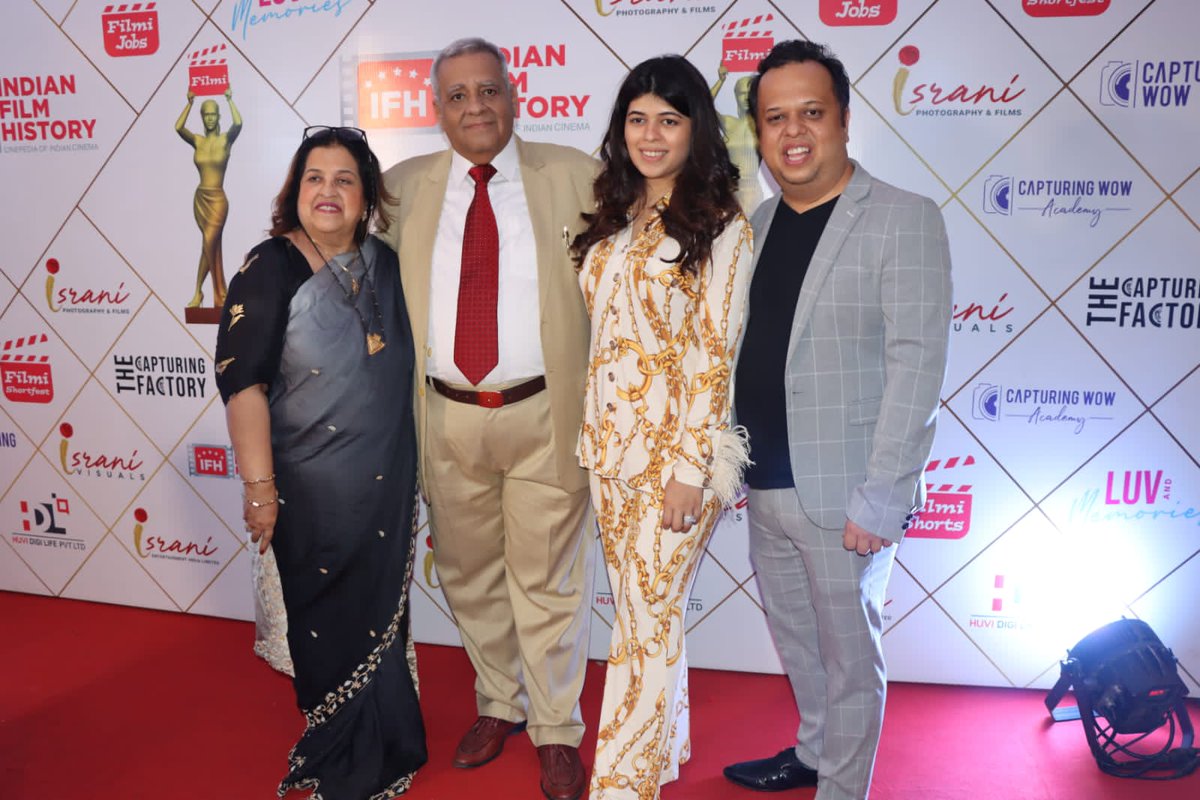 iamkrunal90's tweet photo. in are all smiles after winning special awards for delivering good quality work, here are the viral snaps from the event. @indiafilmhistoryofficial https://t.co/e6eoIW0Jtn