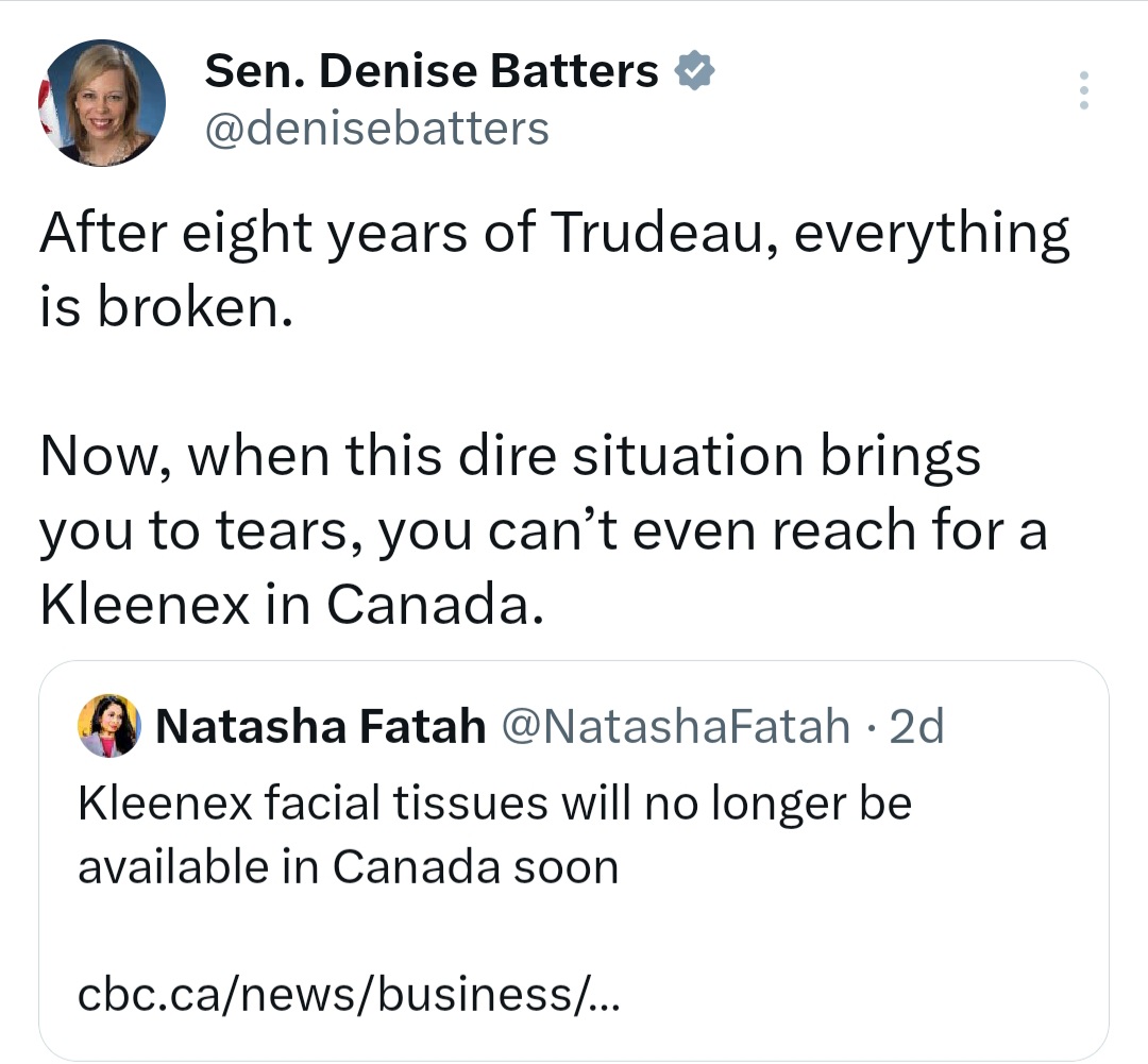 The interesting part about the Kleenex Scandal of 2023 is that Mike Roman, Harper's righthand man at the IDU, and an active participant of the Ottawa Convoy Insurrection, has been charged with trying to steal the US Presidential election. Not enough people are talking about that