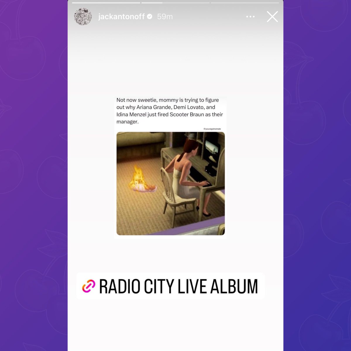 PopBase's tweet photo. Jack Antonoff shares meme about Scooter Braun’s artists leaving him as manager. https://t.co/0IZtyHvZoV