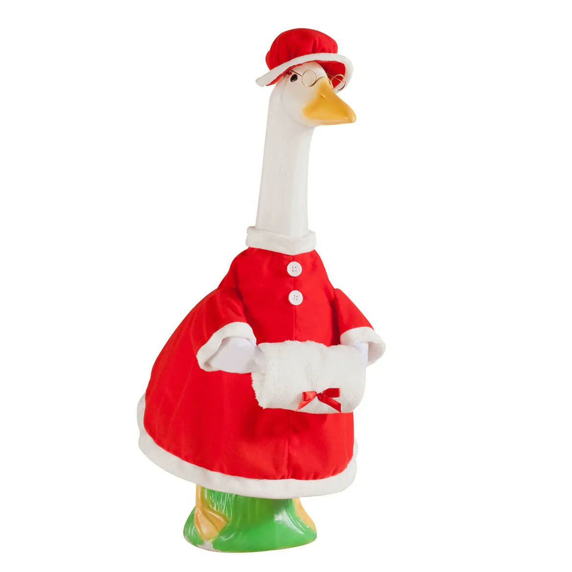 buzzingbmblb's tweet photo. Porch Geese! I have 2 in real life named Margaret and Albert, they're dressed for any occasion. I think this could work in the way that bare Christmas trees and jack-o-lanterns do, you click on them, select 'dress up', and choose which toggle you'd like. https://t.co/99rK1dQGCq