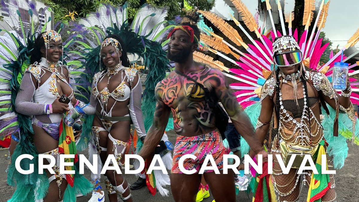 BRAND NEW YOUTUBE 🎬 One of THE BEST travel experiences we’ve had in a long time 🇬🇩 Let us know what you think in the comments >> youtu.be/CcsFJ… #grenadacarnival #caribbeancarnival #Grenada