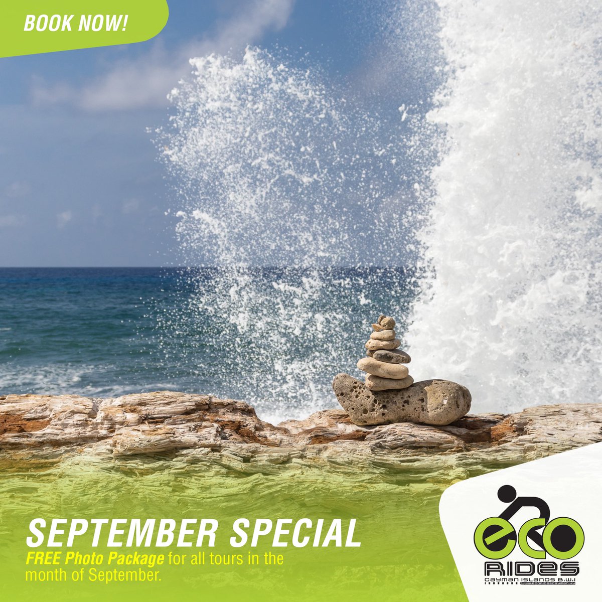 See the most amazing undeveloped part of the island with a loval tour guide. Ten percent (10%) discount on all tours and bike rentals for the month of September. Also FREE tour photos for the month of September. Book now ecoridescayman.ky #ecoridescayman #letsride