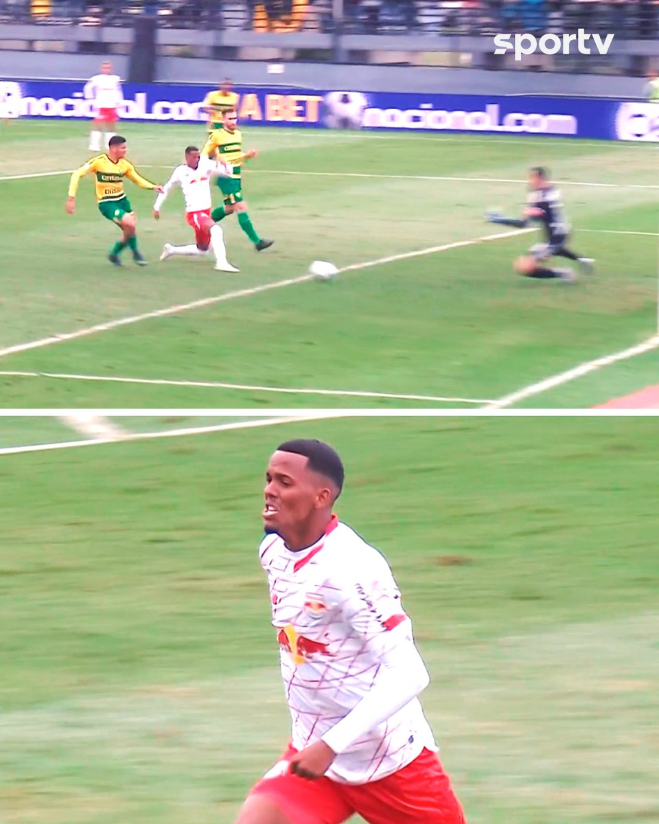sportv's tweet photo. Uma verdadeira JOGADAÇA do Bragantino e a conclusão perfeita do Talisson. VOANDO! 🚀⚽️
#BrasileiraoNoSportv #Cuiaba #Bragantino #Talisson https://t.co/fRYSaaNt8m