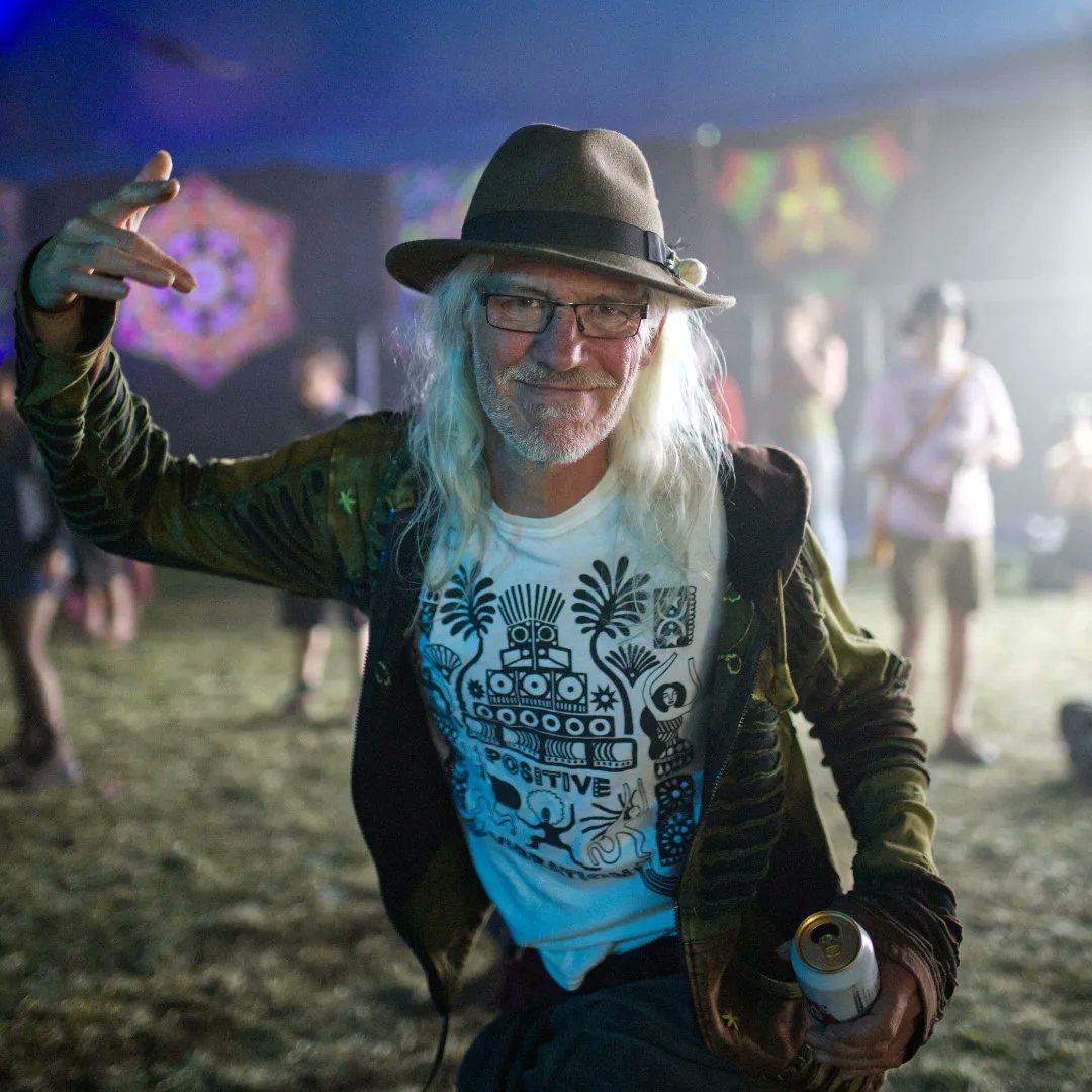 Daytime raver in the dance tent. #BeardedTheory

#FestivalPhotography