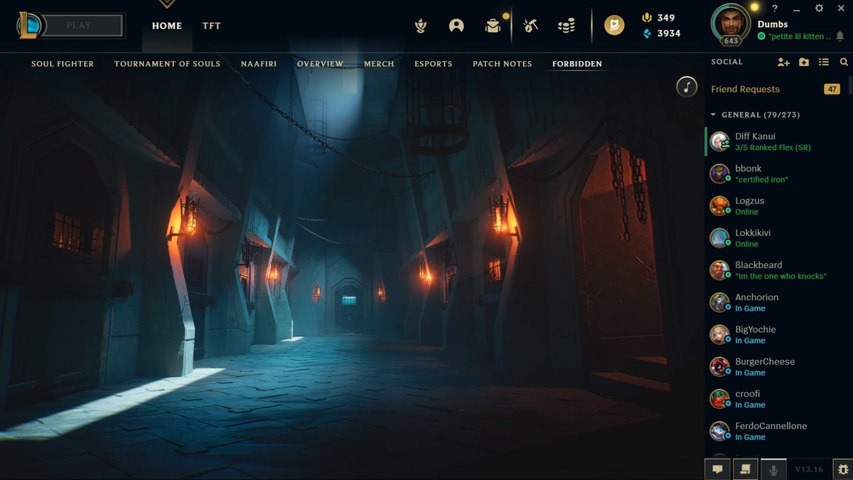 DumbsYT's tweet photo. I'm actually so mad at the Briar leaks right now.

WE COULD HAVE GOTTEN ONE OF THE BEST TEASERS EVER FOR A NEW CHAMPION.

There's just a random tab that says "forbidden" and you can hear eerie whistling

IMAGINE IF WE DIDN'T GET SPOILED AND THEY JUST DROPPED THIS MAN 💀 https://t.co/ahuutxTXR0