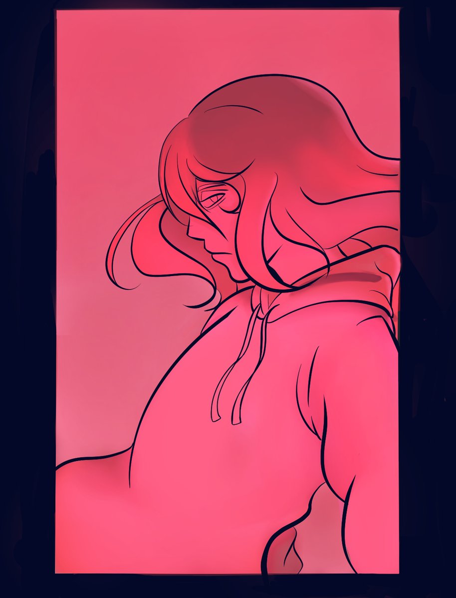 AlbianSigan's tweet photo. I was filled with blue as I drowned in red.

(I finally got back into drawing while feeling stuff, and thought of redoing old stuff) https://t.co/hAS5uZnb8b
