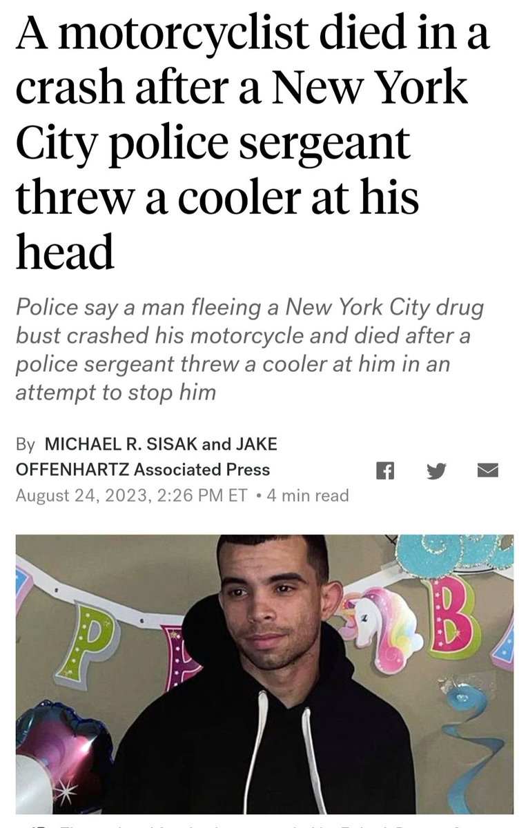 Erika Duprey Soto, 31, described her younger brother as a doting father with a lifelong passion for motorcycles...He followed her to the Bronx from #PuertoRico in 2015, finding work with the city’s Parks Department before taking a job as an Uber Eats driver.