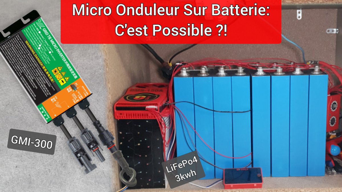 NOUVELLE #VIDÉO !!    

Un Micro Onduleur sur batterie, c'est possible ?! Je vous partage mes recherches !

-->youtu.be/-OtW3xwatXk

Merci d'avance pour vos RT 🙏
#YouTube #photovoltaique #batterie #panneausolaire #microinver #electronique #Autoconsommation