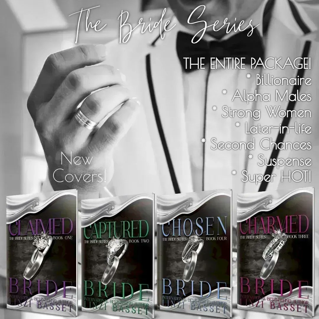 LinziBasset's tweet photo. THE BRIDE SERIES 
With everything you can ask for!
Claimed Bride: https://t.co/0z4nRHKTcf
Captured Bride: https://t.co/uHaUFAlMZG
Chosen Bride: https://t.co/YOUGHjuWtQ
Charmed Bride:  https://t.co/BbDZMH6fG6

#laterinliferomance #secondchancesromance #bookboost #romanceSG https://t.co/KjepxZl6aQ