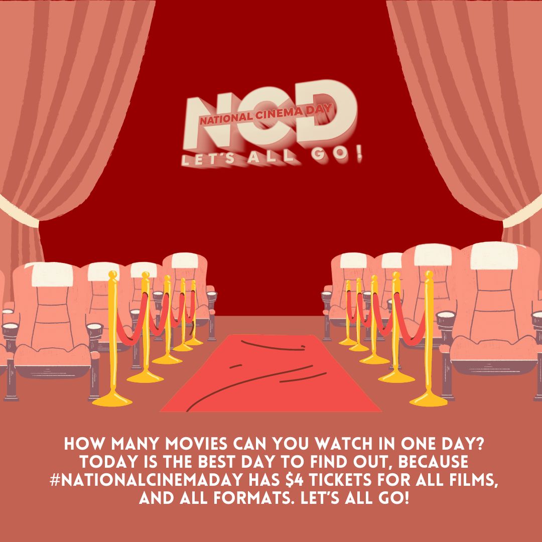 HAPPY #NATIONALCINEMADAY MOVIE LOVERS! What are you coming to see today?

$4 for all films / all formats! Go to taraatlanta.com for the full schedule.

#taraatlanta #taratheatre #independenttheatre #independentlyowned #nationalcinemaday