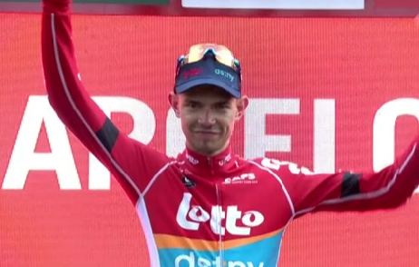 JPHHenneton's tweet image. #cyclisme 🚴‍♂️ #Vuelta 🇪🇸   Étape 2⃣

Andreas #Kron sur le podium

#LaVuelta23