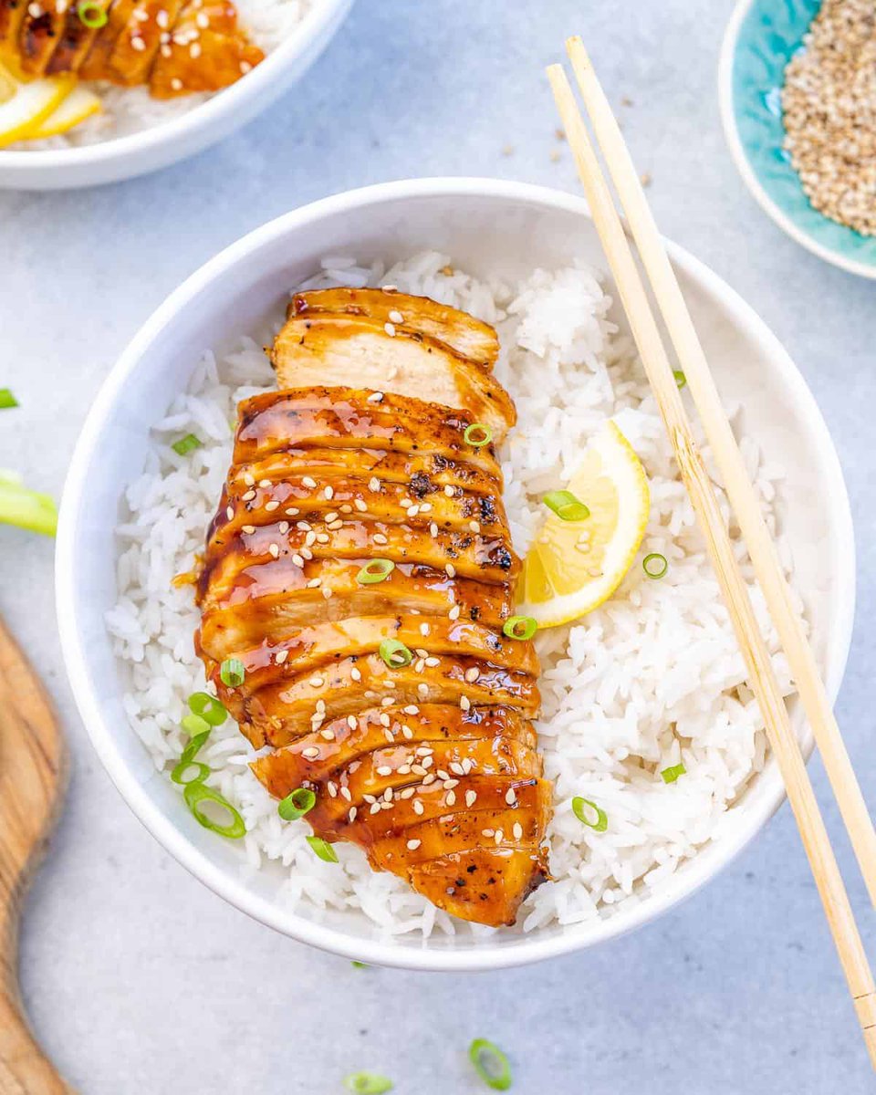 Teriyaki Chicken: healthyfitnessmeals.com/baked-teriyaki…