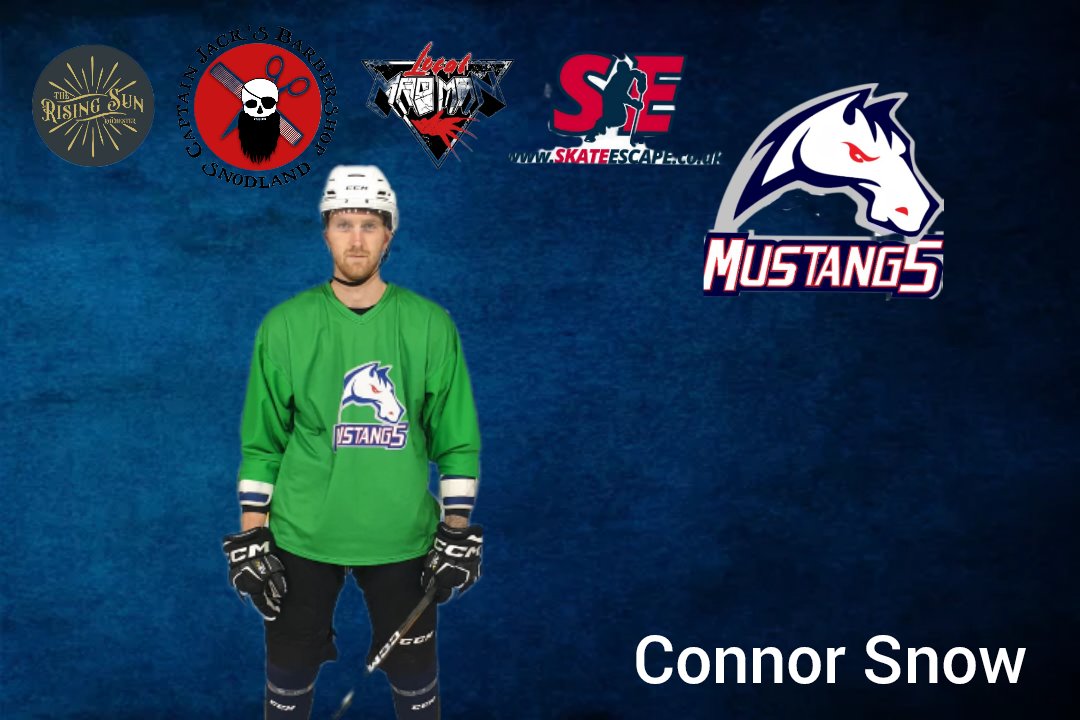 New signing!
Connor Snow joins the Mustang's for the 2023/24 season.