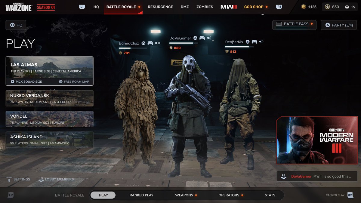 CODMunityGG's tweet photo. This is so clean 🤤 

10x better than the current MWII interface. Please make it happen @SHGames 

Via @WarzoneTFN https://t.co/wBLI7Nlspv