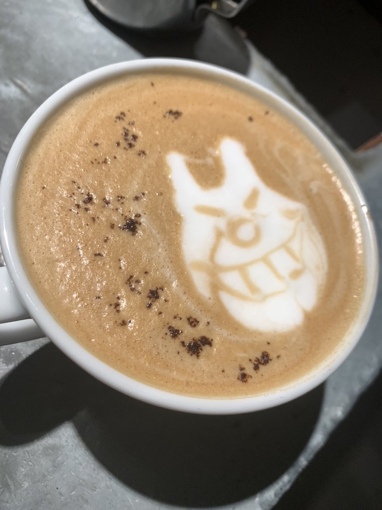 pokorakun's tweet photo. My last drink as a barista will be my fandits! 💙 Today I start fulltime streaming ~☆ 

I'M SUPER EXCITED FOR THIS NEW CHAPTER IN MY LIFE BUT IM NERVY AAAA ;; thank you fandits for your ever lovin' support!! I will continue working hard for you always 🦝💙 https://t.co/5WsDiEoZms