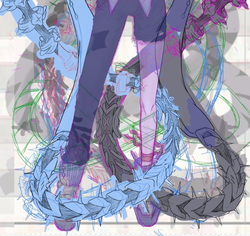「WIP 」|Ｎ　(・〜・）のイラスト