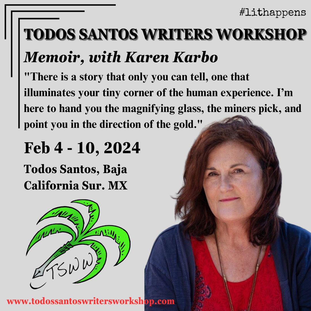 Join us for our 11th annual TSWW, Feb 4 - 10, 2024 in Todos Santos, Baja California Sur, MX. Apply now for early bird discount! More info - todossantoswritersworkshop.com #creativewriting #poetry #creativewritingclass #bajacaliforniasur #todossantosbcs #lithappens